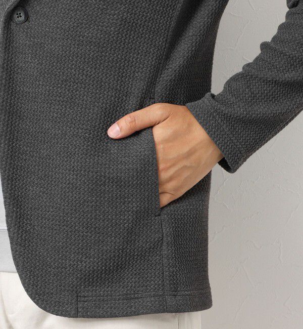 Stutostein「《ビジカジ対応》Relax Jogger Jersey ウォッシャブルテーラーCD」|カーディガン|