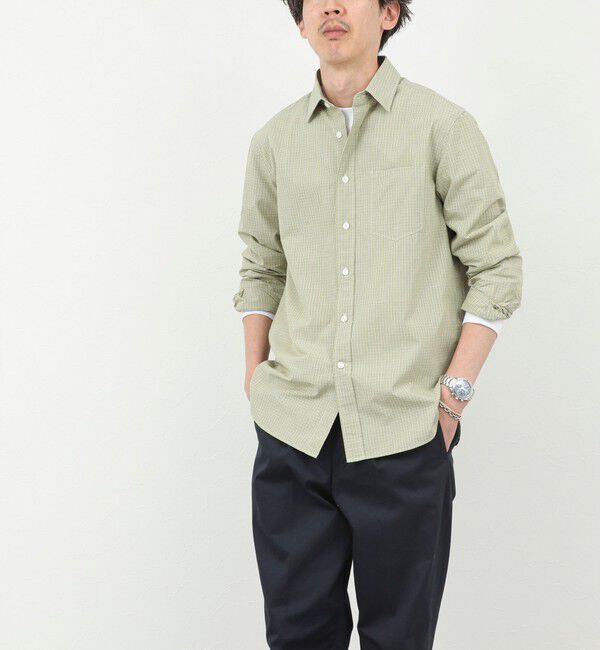 NOLLEY'S goodman「ダブルワッシャー タイプライター レギュラーカラーシャツ 25AW」|シャツ・ブラウス|