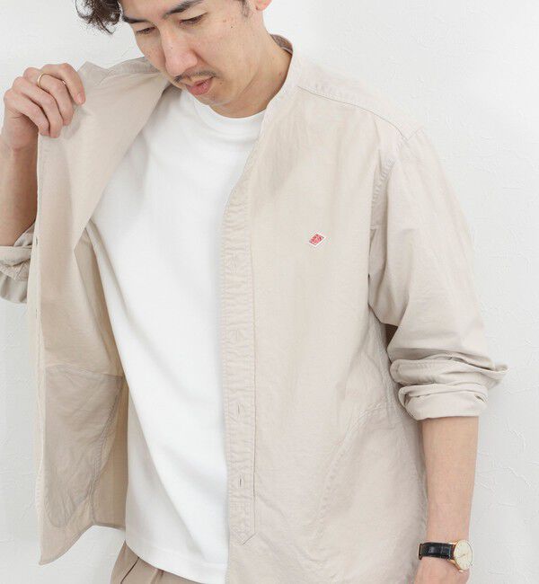 NOLLEY'S goodman「【DANTON/ダントン】DT-B0280SOX BAND COLLAR SHIRT LS 26SS」|シャツ・ブラウス|