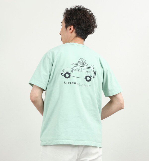 NOLLEY'S goodman「別注 SLOWLY WAGON バックプリントTシャツ 26SS」|Tシャツ・カットソー|