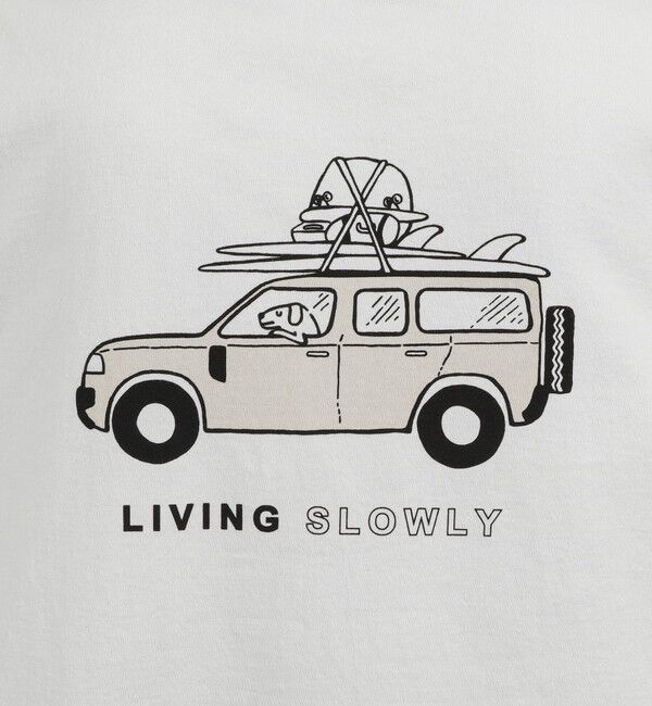 NOLLEY'S goodman「別注 SLOWLY WAGON バックプリントTシャツ 26SS」|Tシャツ・カットソー|