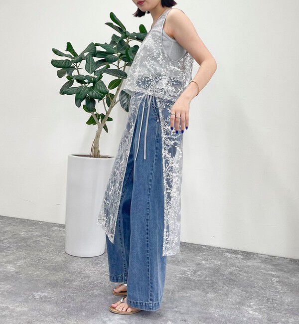 fredy emue「キラキラレイヤードラップスカート」|スカート|