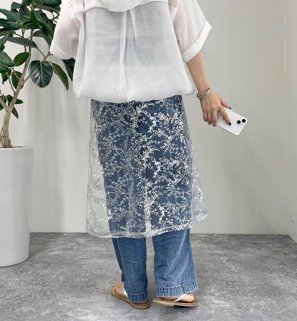 fredy emue「キラキラレイヤードラップスカート」|スカート|