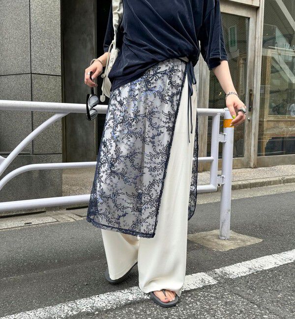 fredy emue「キラキラレイヤードラップスカート」|スカート|