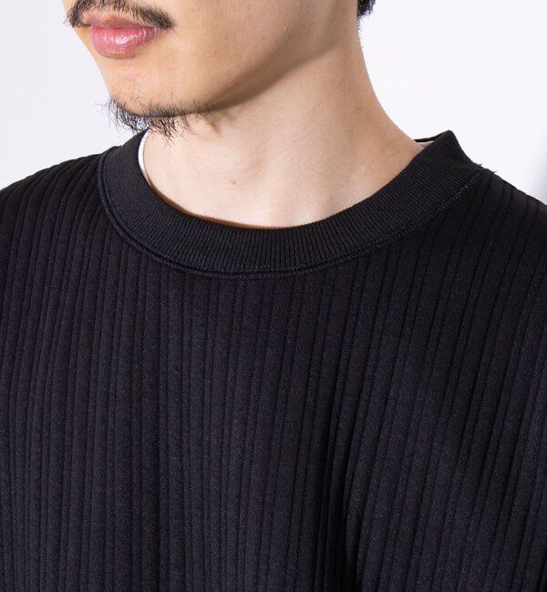 GLOSTER「【GLOSTER/グロスター】 ストライプ キルティング スウェット プルオーバー」|スウェット・ジャージ|