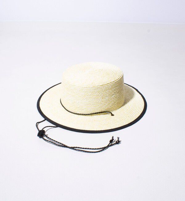 GLOSTER「【GLOSTER】CODE LONG BRIM STRAW HAT ハット 麦わら カンカン帽」|ハット|アイボリー