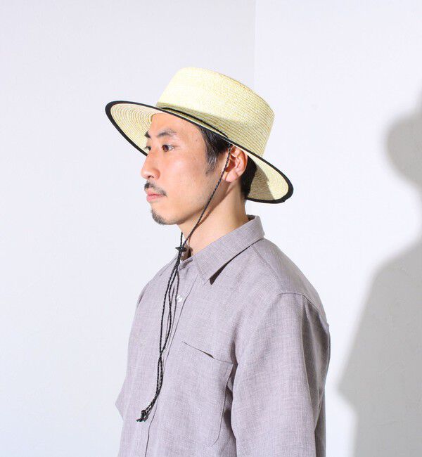 GLOSTER「【GLOSTER】CODE LONG BRIM STRAW HAT ハット 麦わら カンカン帽」|ハット|