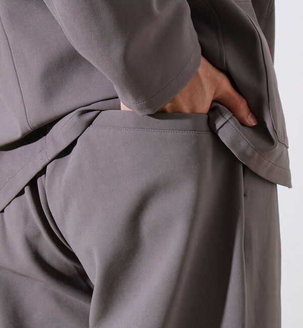 GLOSTER「【セットアップ対応】トリコットオールマイティパンツ」|チノ|