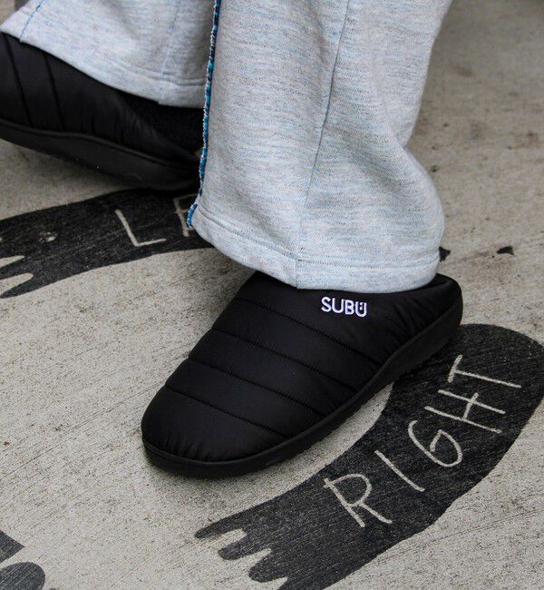 GLOSTER「【SUBU/スブ】ORIGINALS F-line ウインターサンダル UNISEX」|サンダル|ブラック