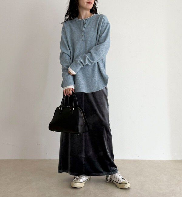 fredy emue「2WAYヘンリーラメプルオーバー」|Tシャツ・カットソー|