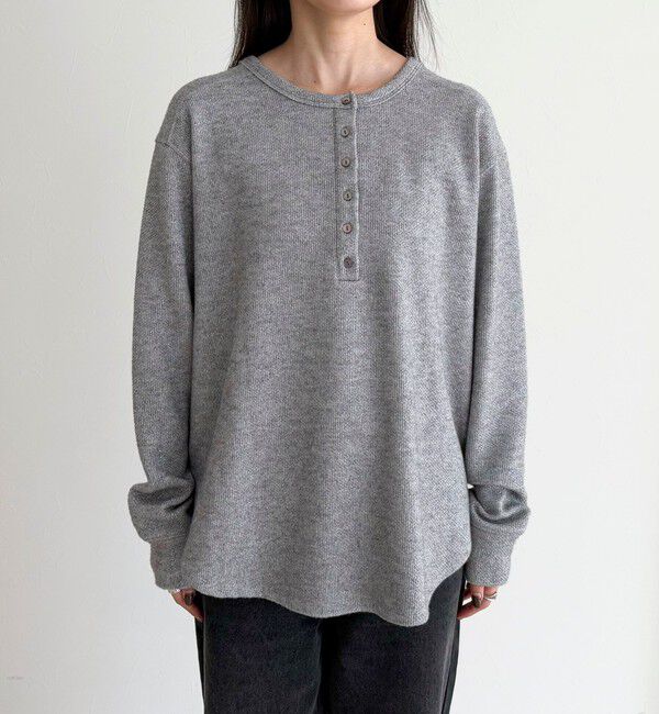 fredy emue「2WAYヘンリーラメプルオーバー」|Tシャツ・カットソー|