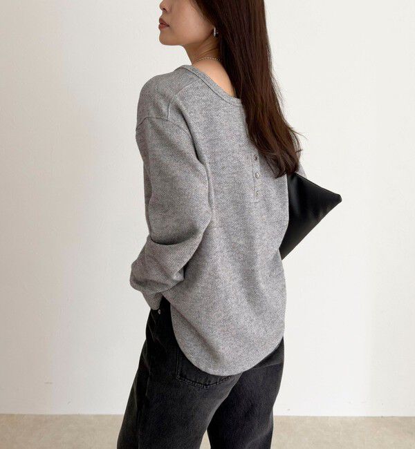 fredy emue「2WAYヘンリーラメプルオーバー」|Tシャツ・カットソー|