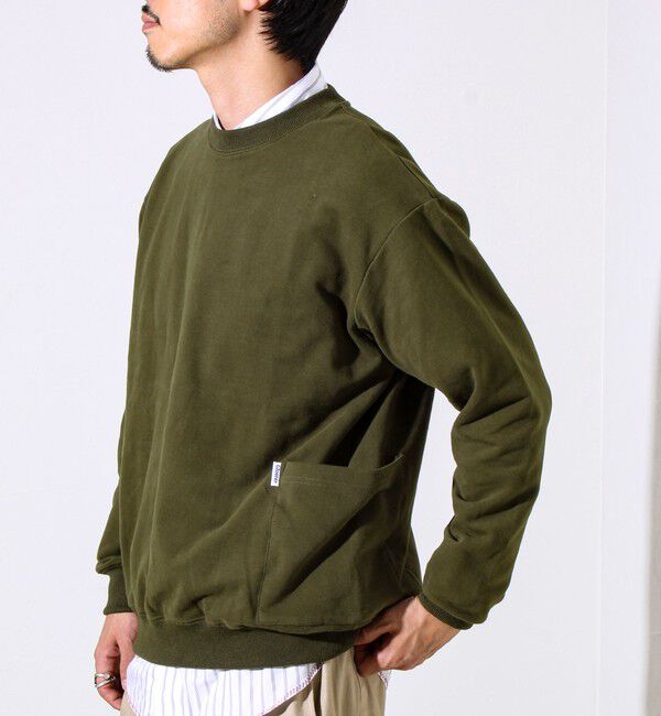 GLOSTER「【ディテールで差がつく】バックステッチサイドポケットスウェット」|スウェット・ジャージ|