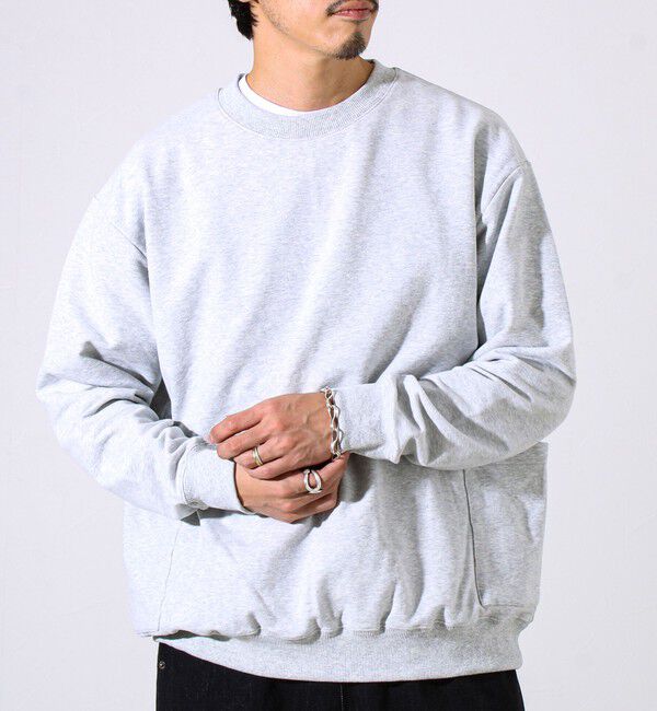 GLOSTER「【ディテールで差がつく】バックステッチサイドポケットスウェット」|スウェット・ジャージ|