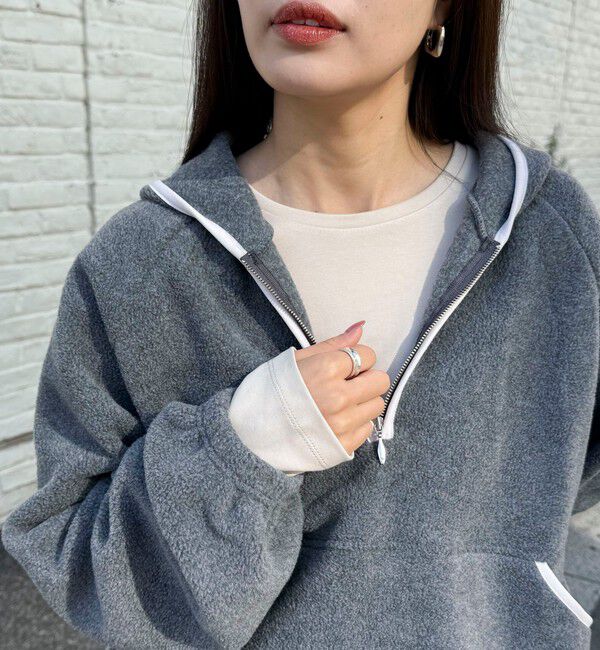 fredy emue「フード付きフリースアノラック」|スウェット・ジャージ|