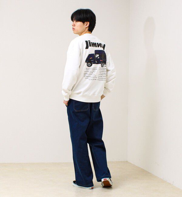 GLOSTER「【ロングセラーコラボ】ジムニー&times;GLOSTER Suzuki Jimny 裏毛プリントスウェット」|スウェット・ジャージ|