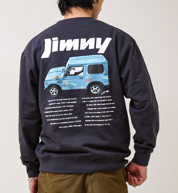 GLOSTER「【ロングセラーコラボ】ジムニー&times;GLOSTER Suzuki Jimny 裏毛プリントスウェット」|スウェット・ジャージ|