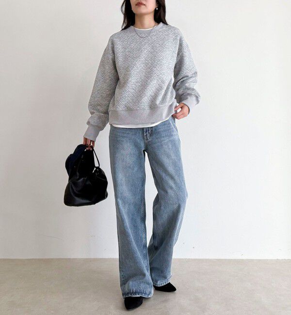 fredy emue「ハートキルトスウェットプルオーバー」|Tシャツ・カットソー|