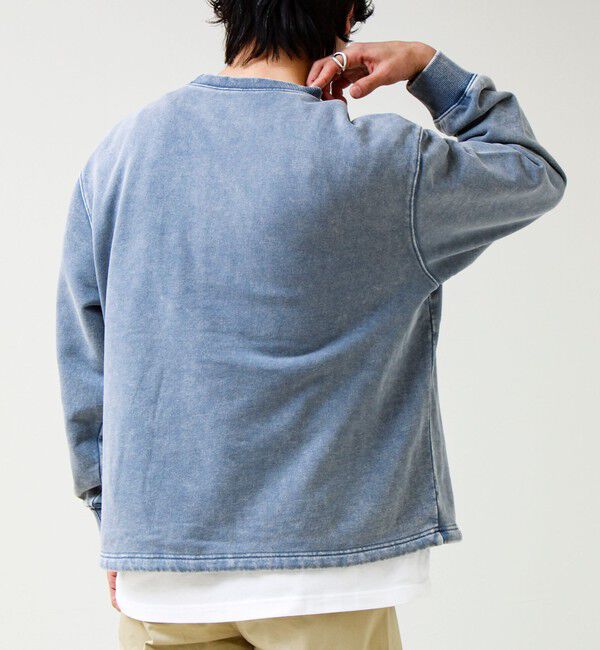 GLOSTER「カラフルスノーパウダー 裏毛プルオーバースウェット」|スウェット・ジャージ|