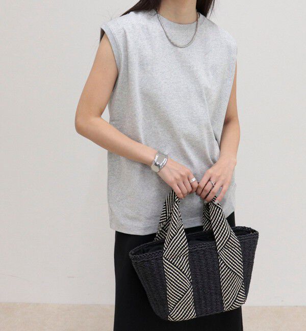 fredy emue「汗ジミ軽減天竺フレンチTシャツ」|Tシャツ・カットソー|ライトグレー