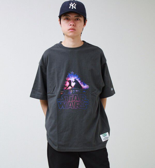 GLOSTER「【DISCUS】STAR WARS グラフィックTシャツ」|Tシャツ・カットソー|ブラック系その他