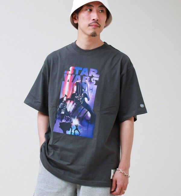 GLOSTER「【DISCUS】STAR WARS グラフィックTシャツ」|Tシャツ・カットソー|ブラック系その他4