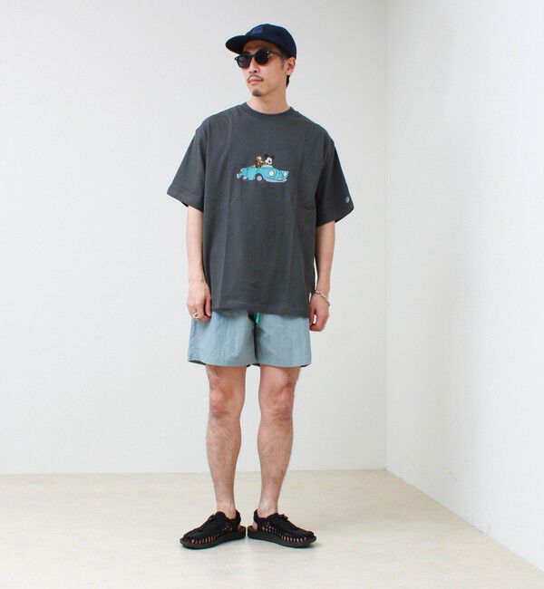 GLOSTER「【DISCUS】Disney ミッキープリントTシャツ」|Tシャツ・カットソー|