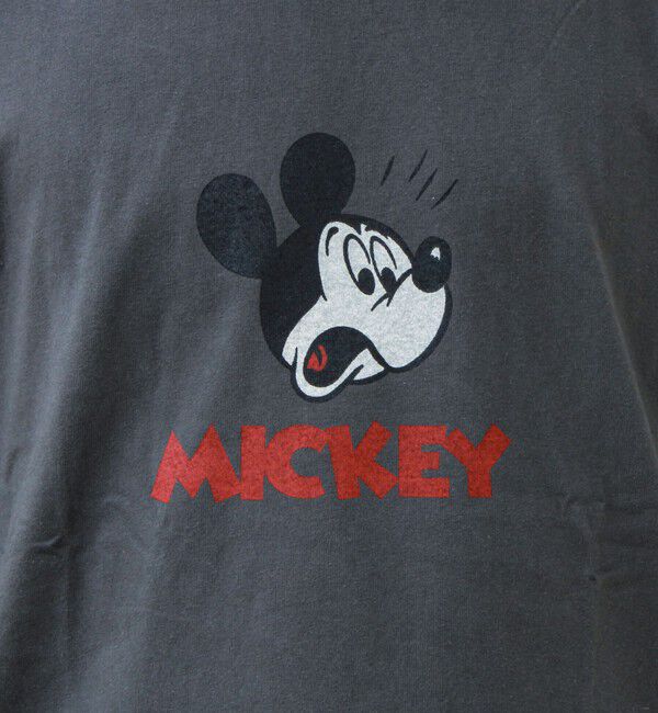 GLOSTER「【DISCUS】Disney ミッキープリントTシャツ」|Tシャツ・カットソー|