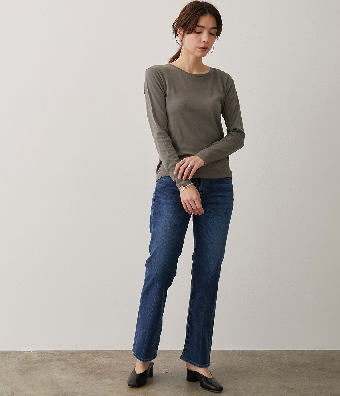 SALON adam et rope'「【Smile Cotton】クルーネックプルオーバー」|Tシャツ・カットソー|