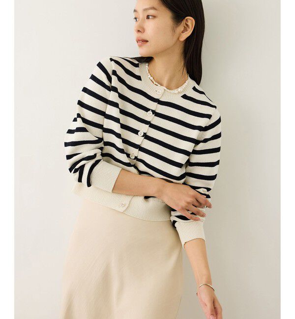 ROPE「オーガニックコットンカーディガン/イージーケア」|カーディガン|ホワイト系(13)