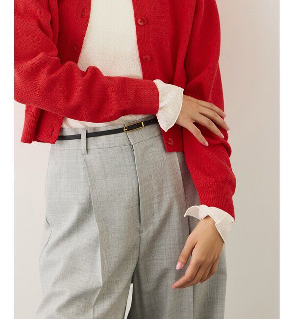 ROPE「オーガニックコットンカーディガン/イージーケア」|カーディガン|