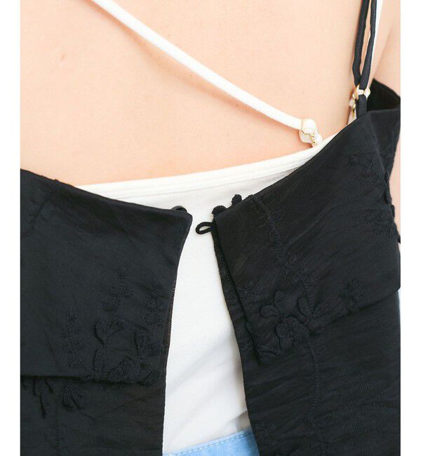 VIS「立体フラワービスチェ」|キャミソール|