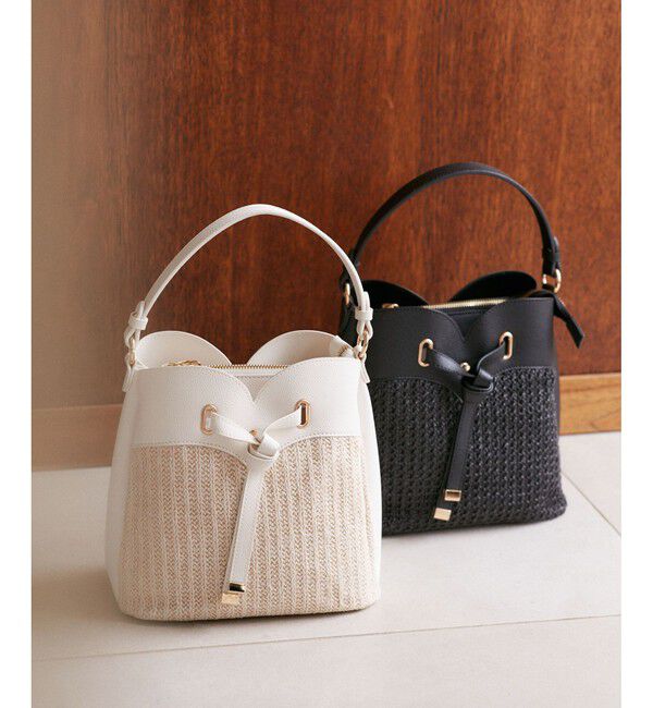 VIS「【2WAY】ハートカットカゴバッグ」|ショルダー・メッセンジャー|