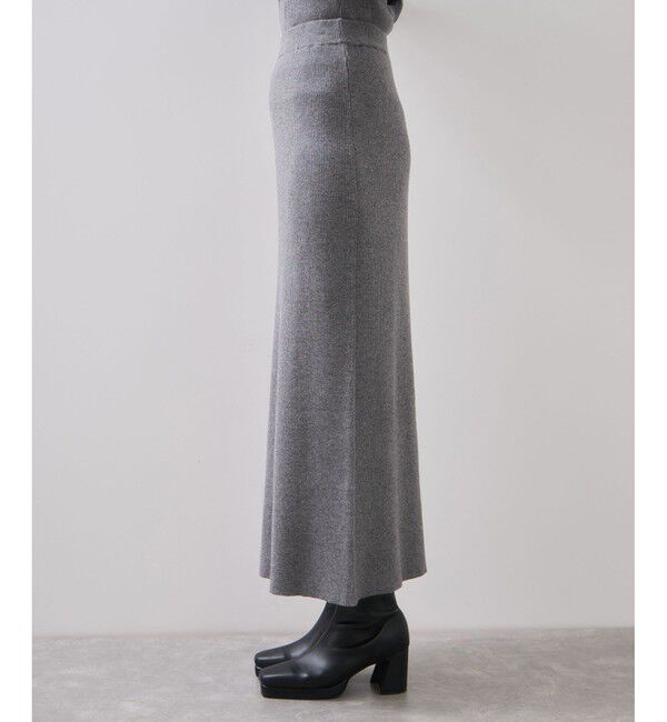 VIS「リブニットスカート/セットアップ対応」|スカート|