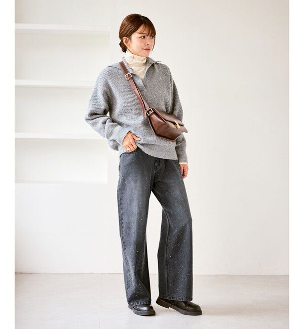 Rope&rsquo;Picnic「キラキラビジューデニム」|デニム|