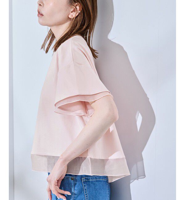 Rope&rsquo;Picnic「【UVカット・接触冷感】着丈が選べる70シルケットシアードッキングトップス」|Tシャツ・カットソー|