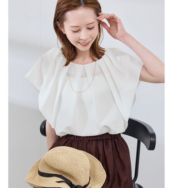 Rope&rsquo;Picnic「ラッフルスリーブブラウス/通勤対応」|シャツ・ブラウス|