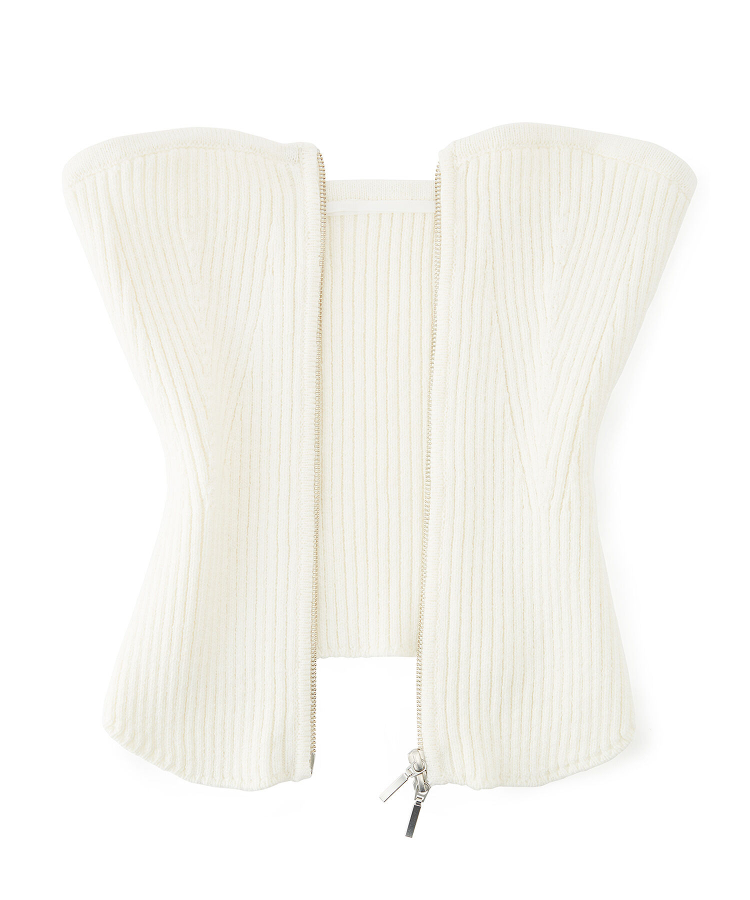 ADAM ET ROPE'「【サステナブル】ウールシルクニットビスチェ」|その他|