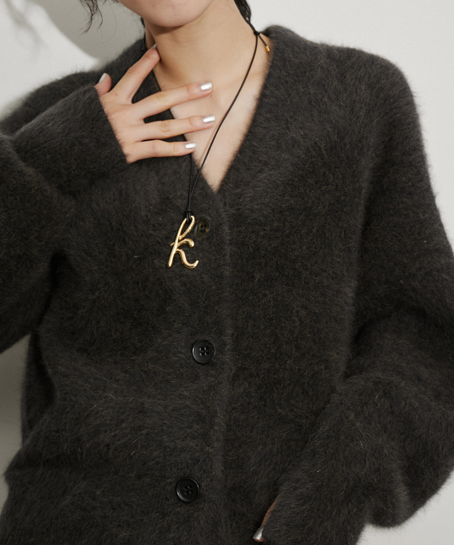 ADAM ET ROPE'「イニシャルネックレス」|ネックレス|ホワイト系(11)