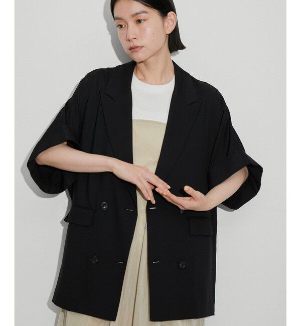 ADAM ET ROPE'「【サステナブル】・【新色追加】ショートスリーブシャツJK」|その他|