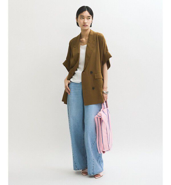 ADAM ET ROPE'「【サステナブル】・【新色追加】ショートスリーブシャツJK」|その他|