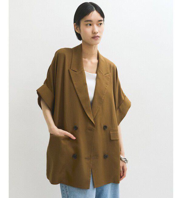 ADAM ET ROPE'「【サステナブル】・【新色追加】ショートスリーブシャツJK」|その他|