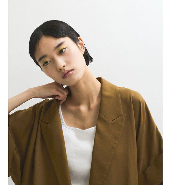 ADAM ET ROPE'「【サステナブル】・【新色追加】ショートスリーブシャツJK」|その他|