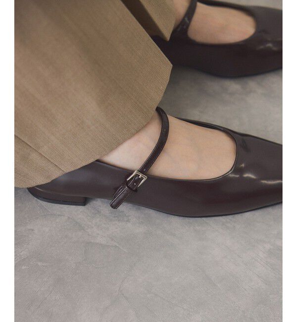 ADAM ET ROPE'「メリージェーンスクエアパンプス」|パンプス|