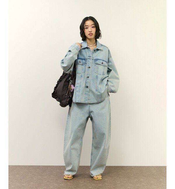 ADAM ET ROPE'「フリルトートバッグ」|トートバッグ|