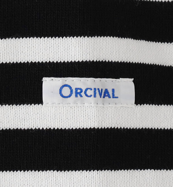 ORCIVAL「ORCIVAL | ハーレクイン コットンロード クルーネックフレンチバスクTシャツ WOMEN」|Tシャツ・カットソー|