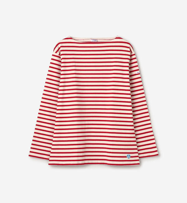 ORCIVAL「ORCIVAL | コットンロード ボートネック フレンチバスクTシャツ MEN」|Tシャツ・カットソー|RED系1