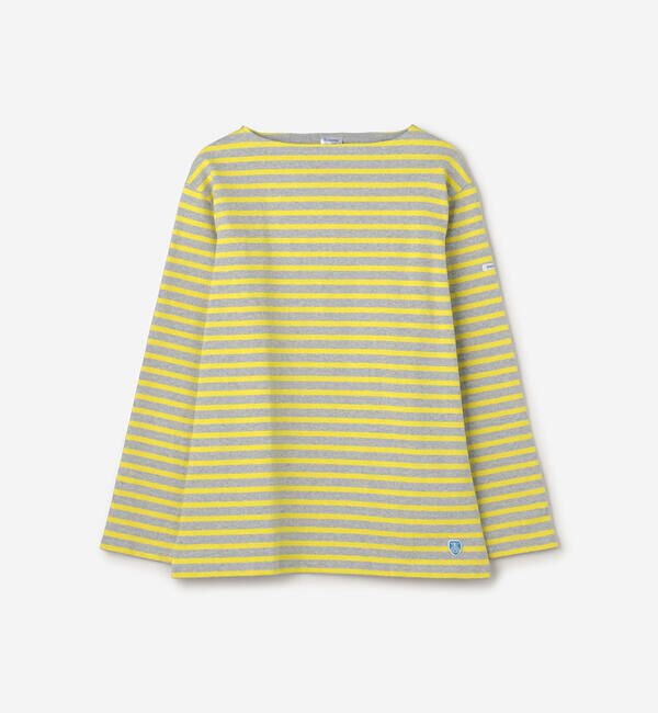ORCIVAL「ORCIVAL | コットンロード ボートネック フレンチバスクTシャツ MEN」|Tシャツ・カットソー|YELLOW系1