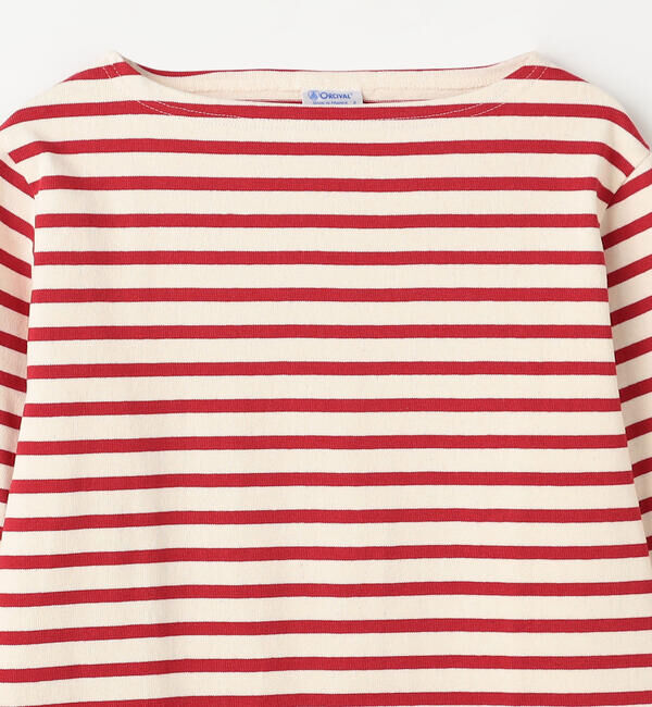 ORCIVAL「ORCIVAL | コットンロード ボートネック フレンチバスクTシャツ WOMEN」|Tシャツ・カットソー|