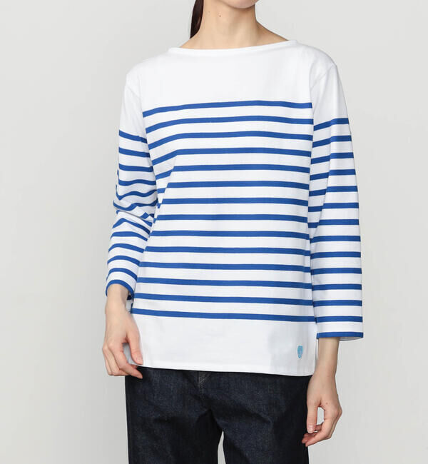 ORCIVAL「ORCIVAL | ラッセル ボートネック フレンチセーラーTシャツ WOMEN」|Tシャツ・カットソー|